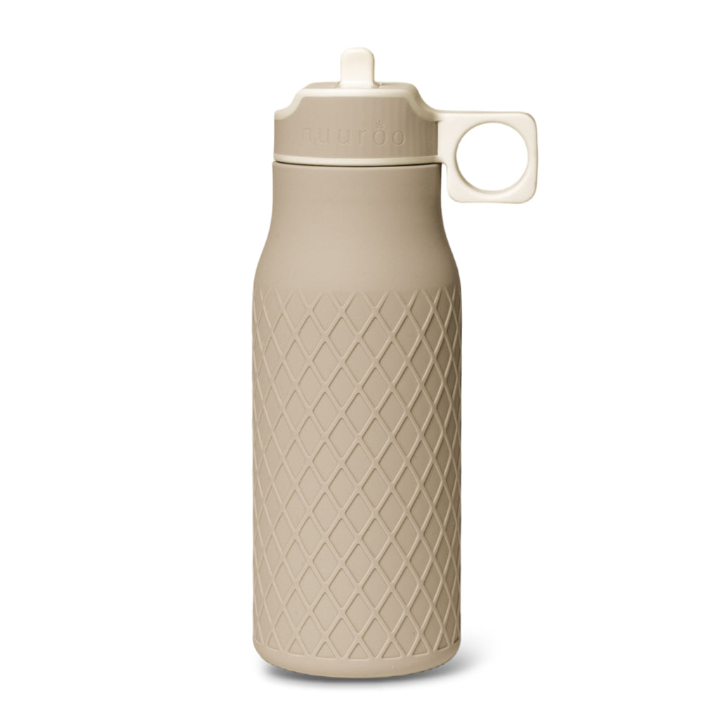 nuuroo Isa silikone drikkedunk - 400 ml Drinking bottle Cobblestone
