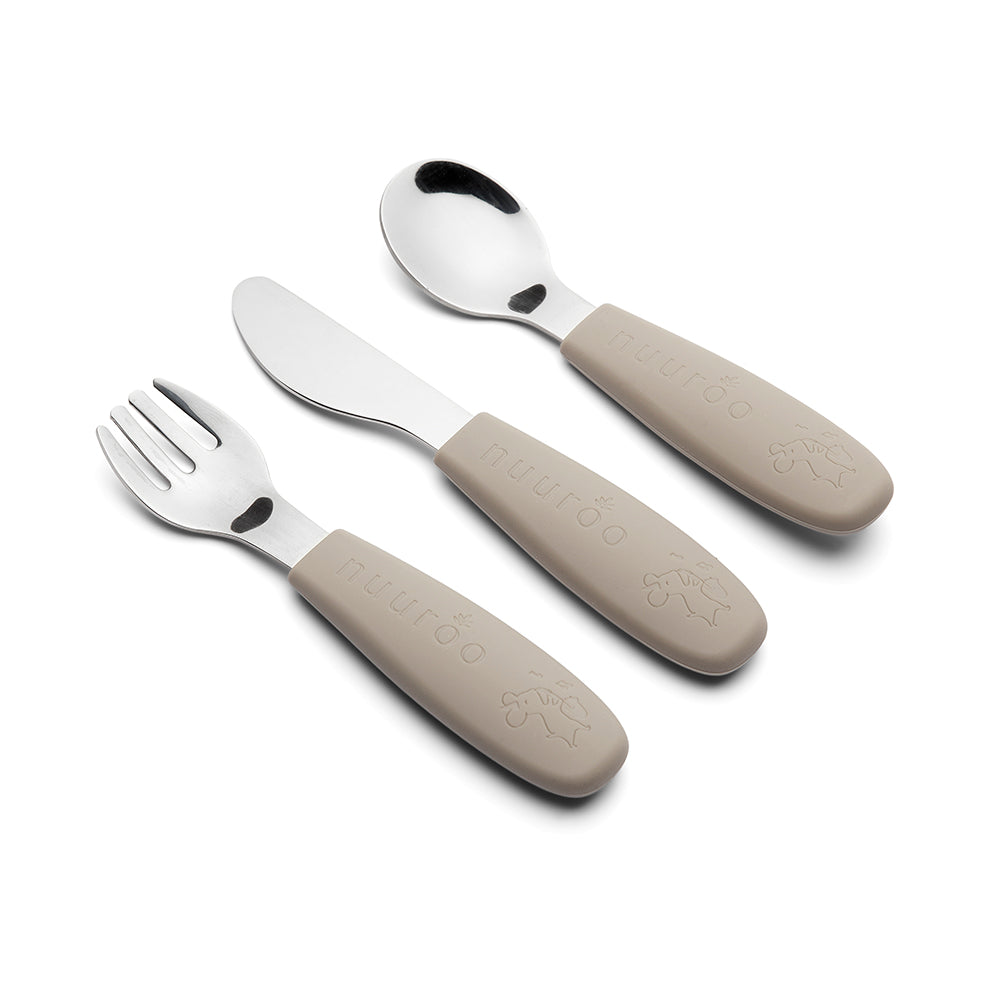 nuuroo Jana bestiksæt 3-pak Cutlery Cobblestone