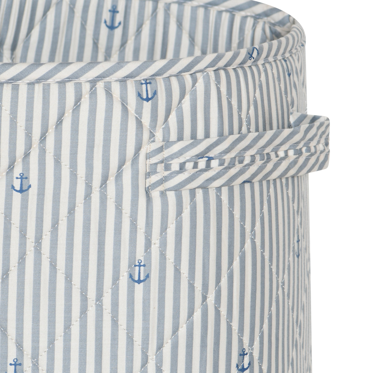 nuuroo Moe quilted opbevaringskurv - stor Storage bag Stripe anchor