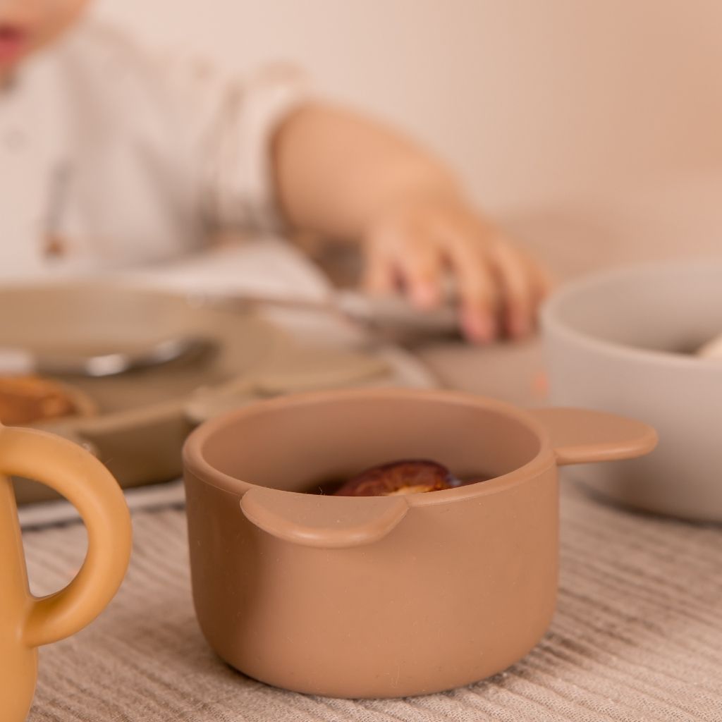 nuuroo Rosa silikone snack skåle 2 pak Snackskål Chocolate malt