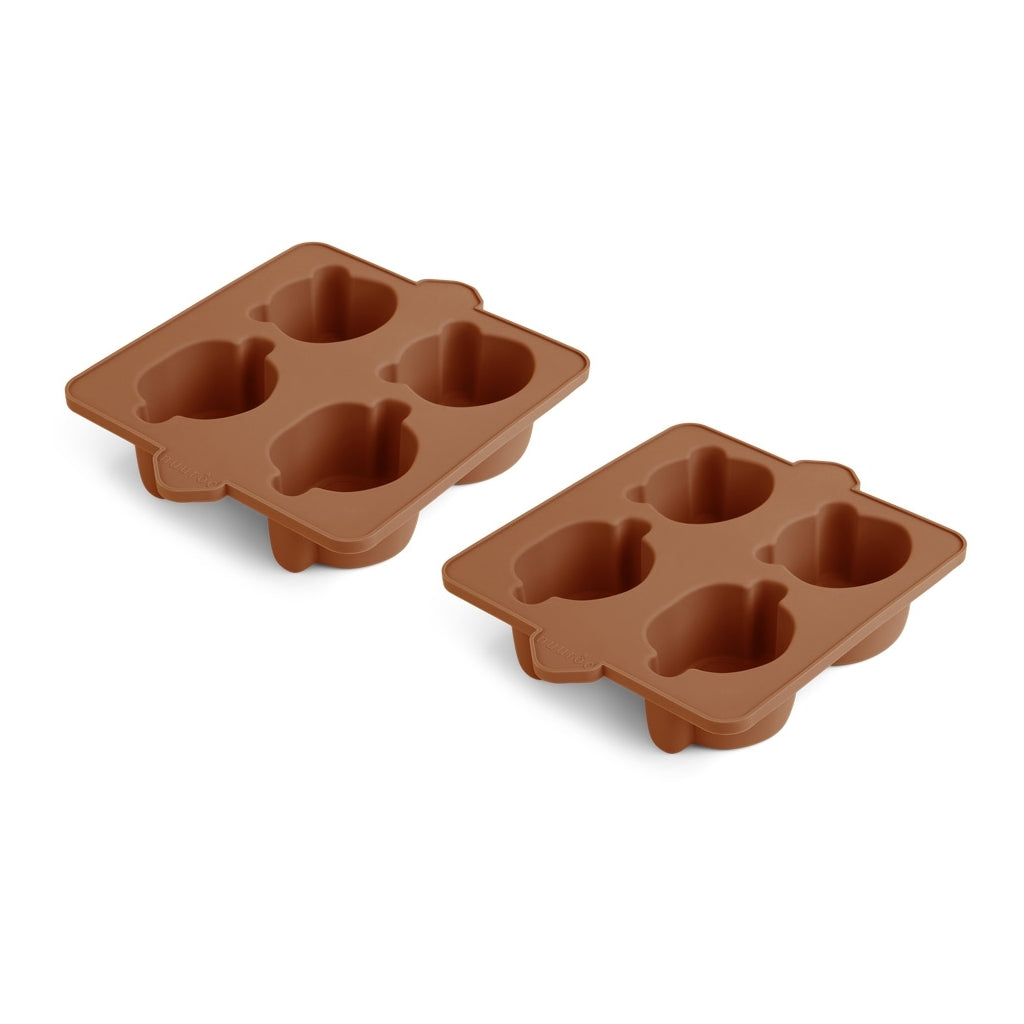 nuuroo Anan silikone bageform - 2 stk. Caramel Café