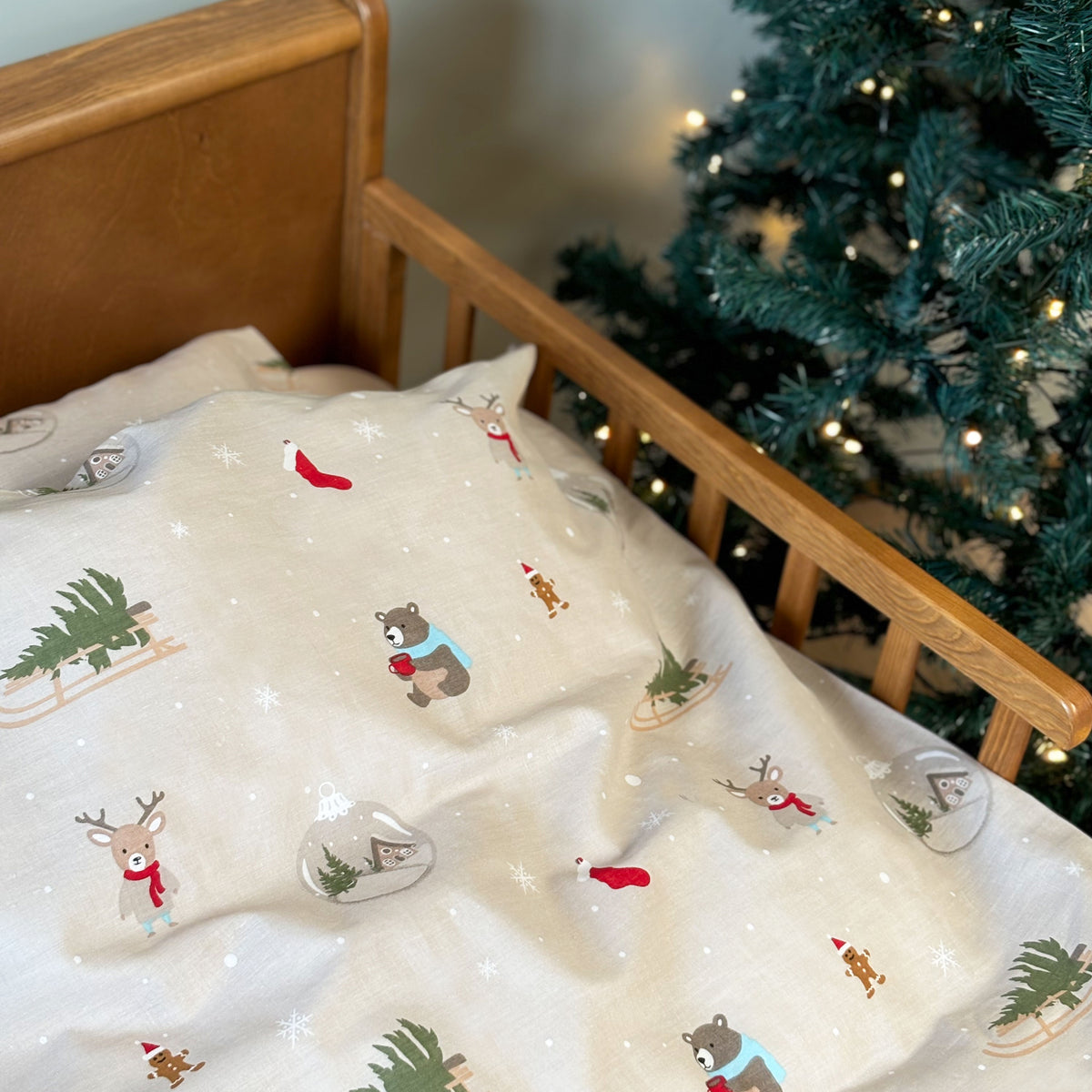nuuroo By Mats - Baby sengetøj Lagen Cozy Christmas