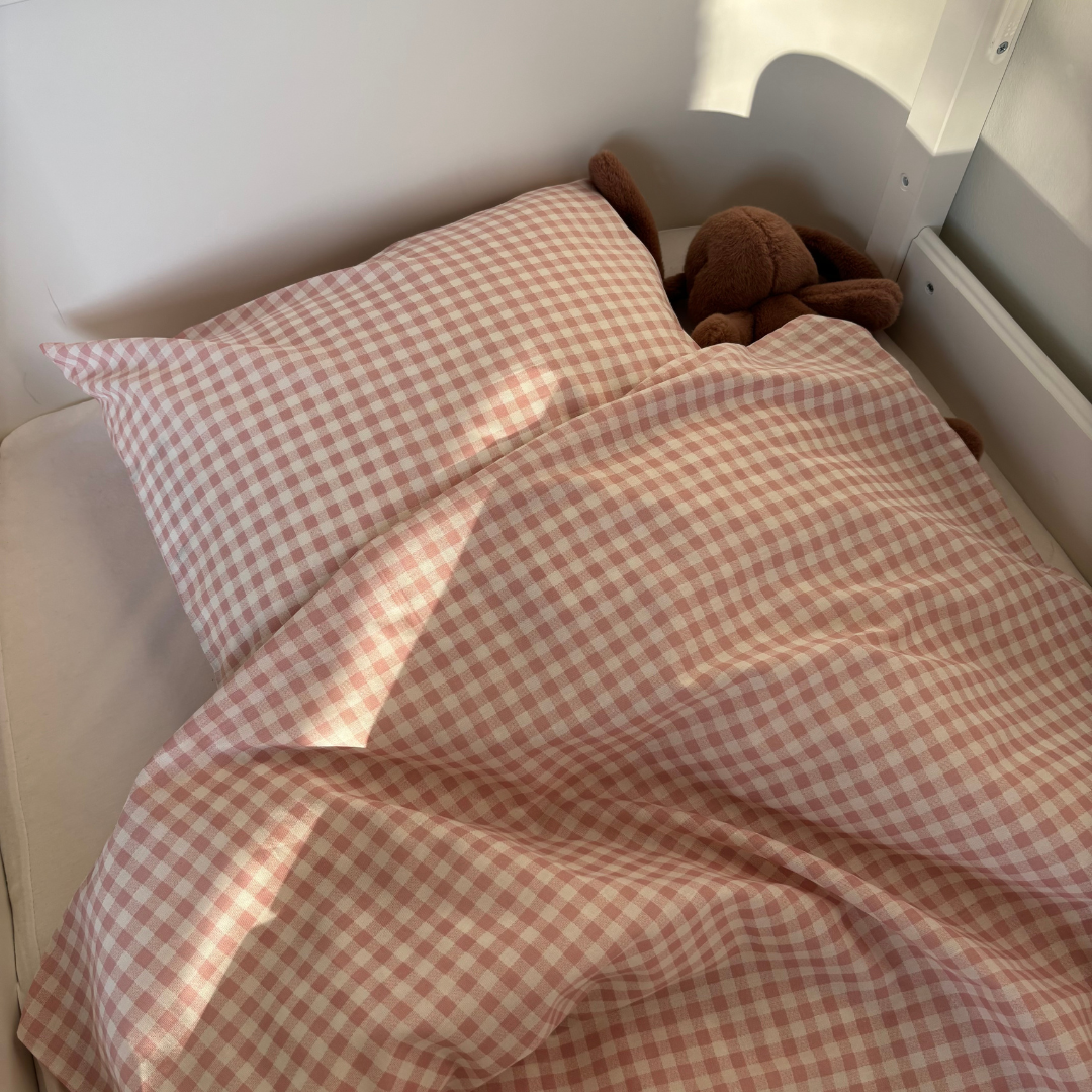 nuuroo By Mats - Junior sengetøj Lagen Blush Check