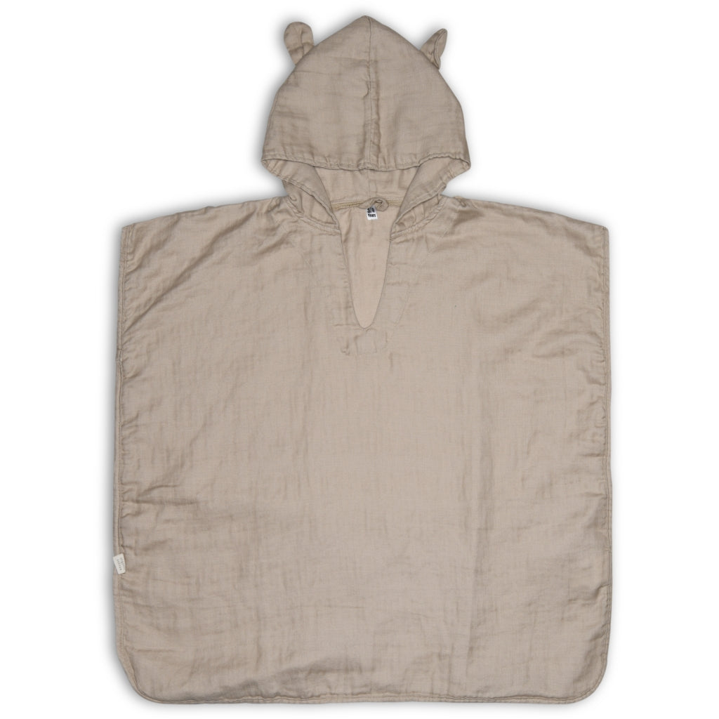 nuuroo Flor musselin poncho Poncho Natural