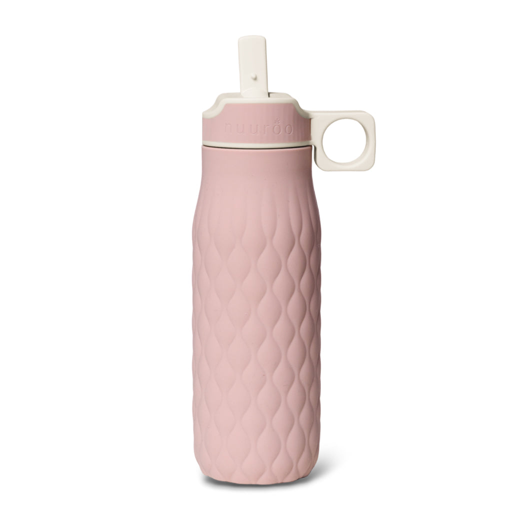 nuuroo Nima silikone drikkedunk - 400 ml Drinking bottle Woodrose
